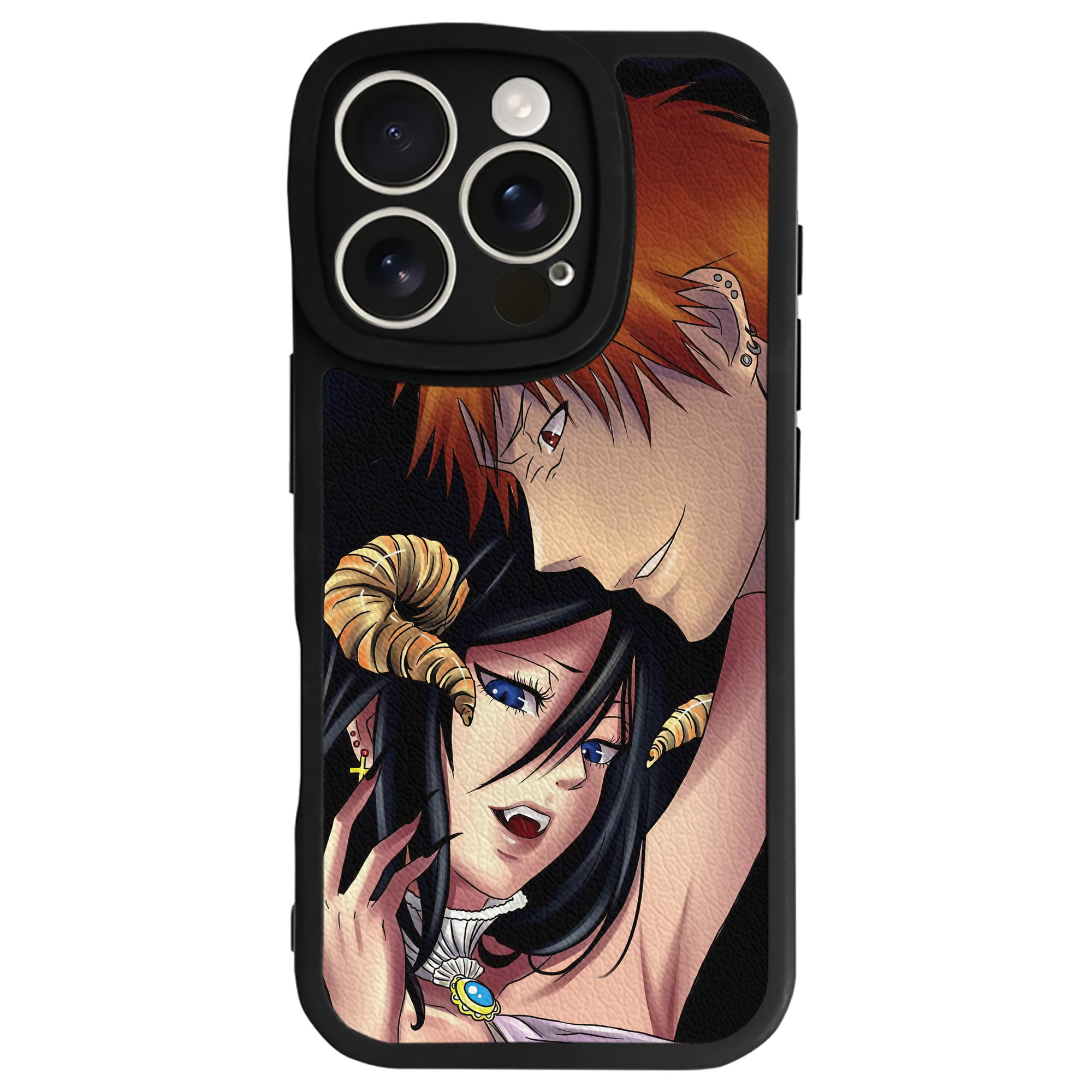 （画像用） ブリーチ BLEACH 【iPhone 16シリーズ対応】シリコンスマホケース（レザー調） 材質：シリコン